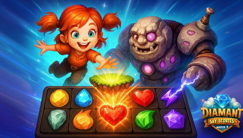 Diamant: Sky Stories Match 3 – play free online
