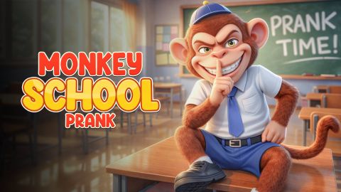Monkey School Prank – play free online